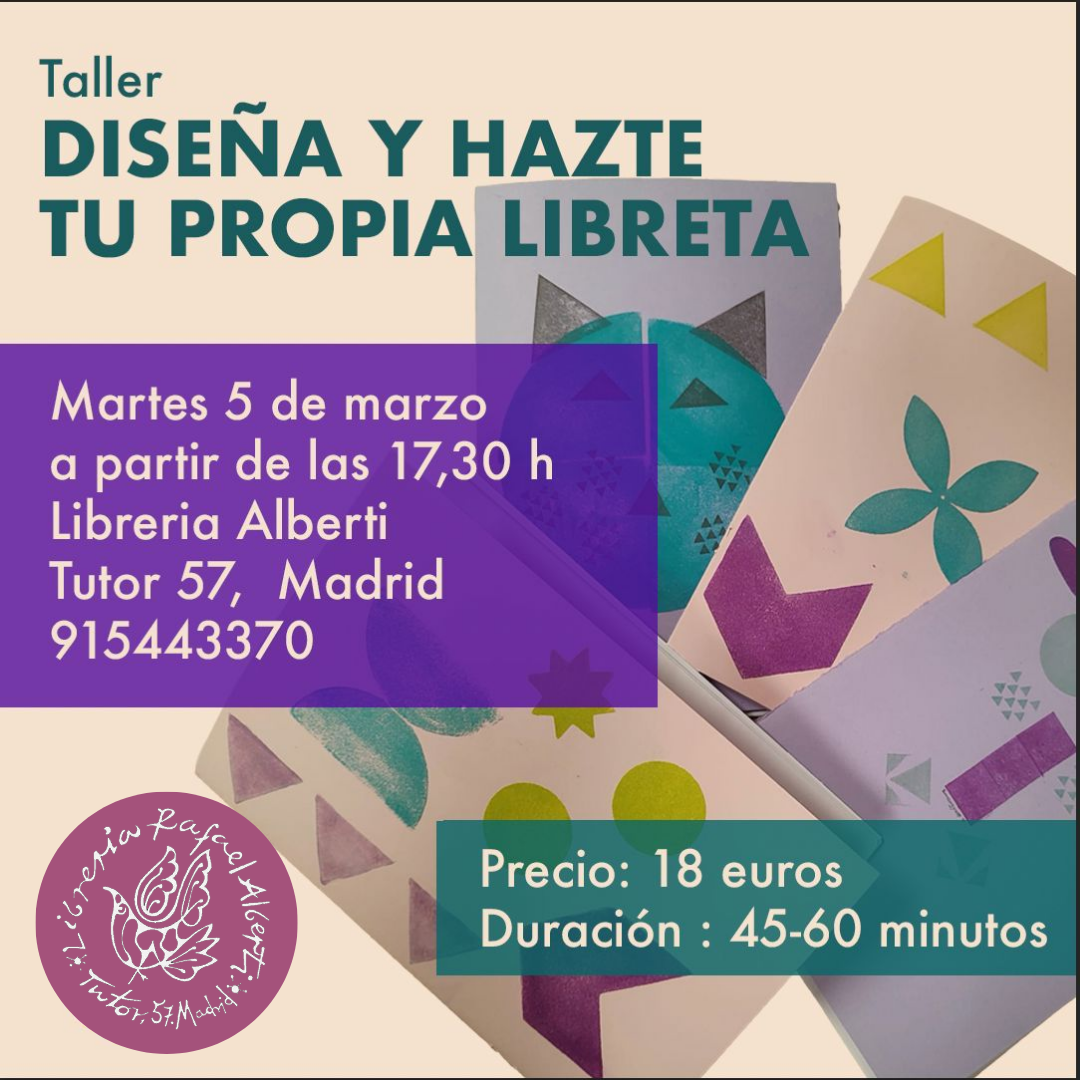 Taller de creación de libretas con LUPI ASENSIO