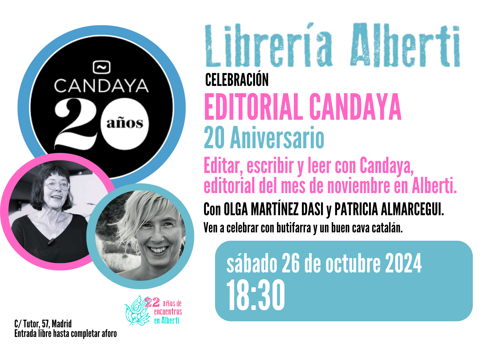 FIESTA CANDAYA - 20 Aniversario de la editorial