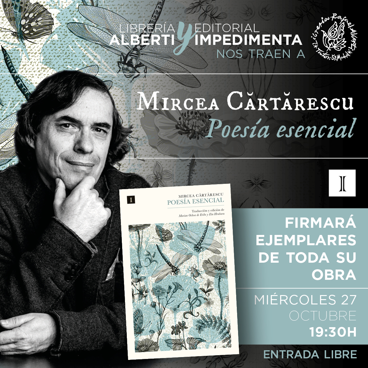 MIRCEA CARTARESCU, Poesía esencial (Impedimenta)