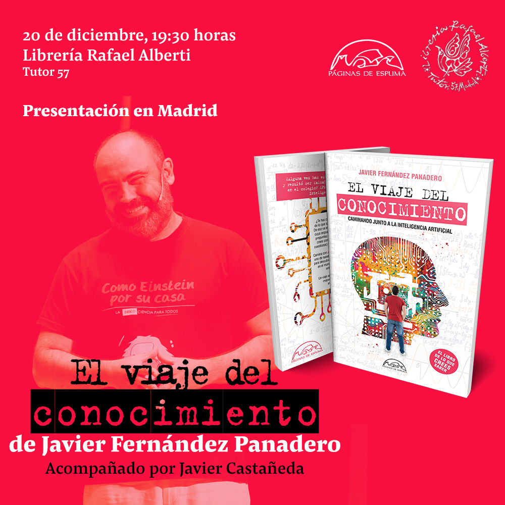 JAVIER FERNÁNDEZ PANADERO, El viaje del conocimiento (Páginas de Espuma)