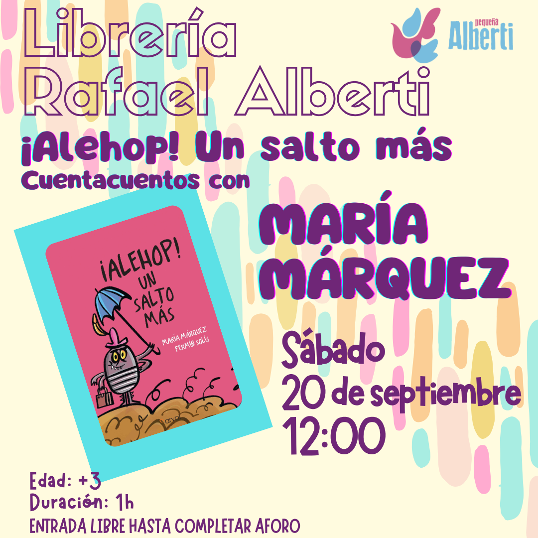 ¡Alehop! Un salto más | Cuentacuentos con MARÍA MÁRQUEZ