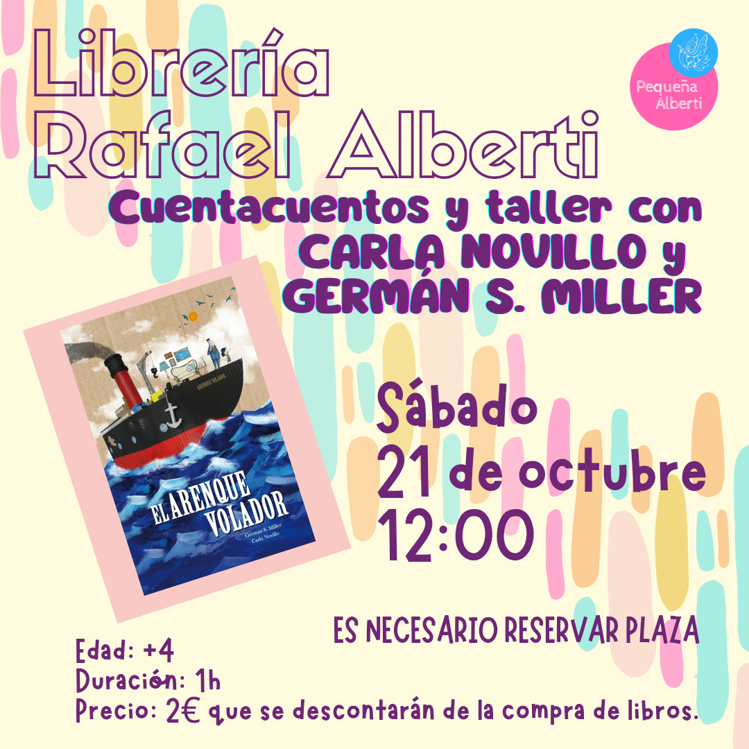 El arenque volador | Cuentacuentos y taller con  CARLA NOVILLO y GERMÁN S. MILLER