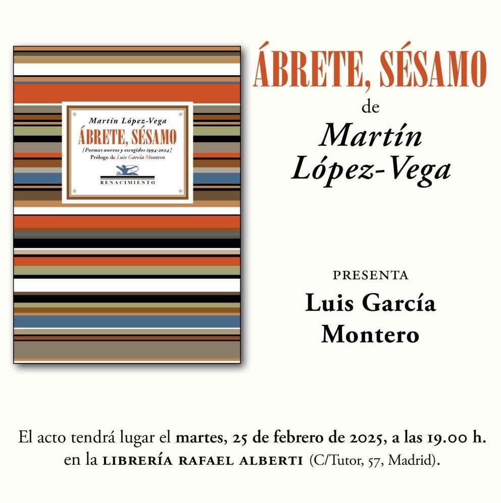 MARTÍN LÓPEZ-VEGA,  Ábrete, Sésamo (Renacimiento)