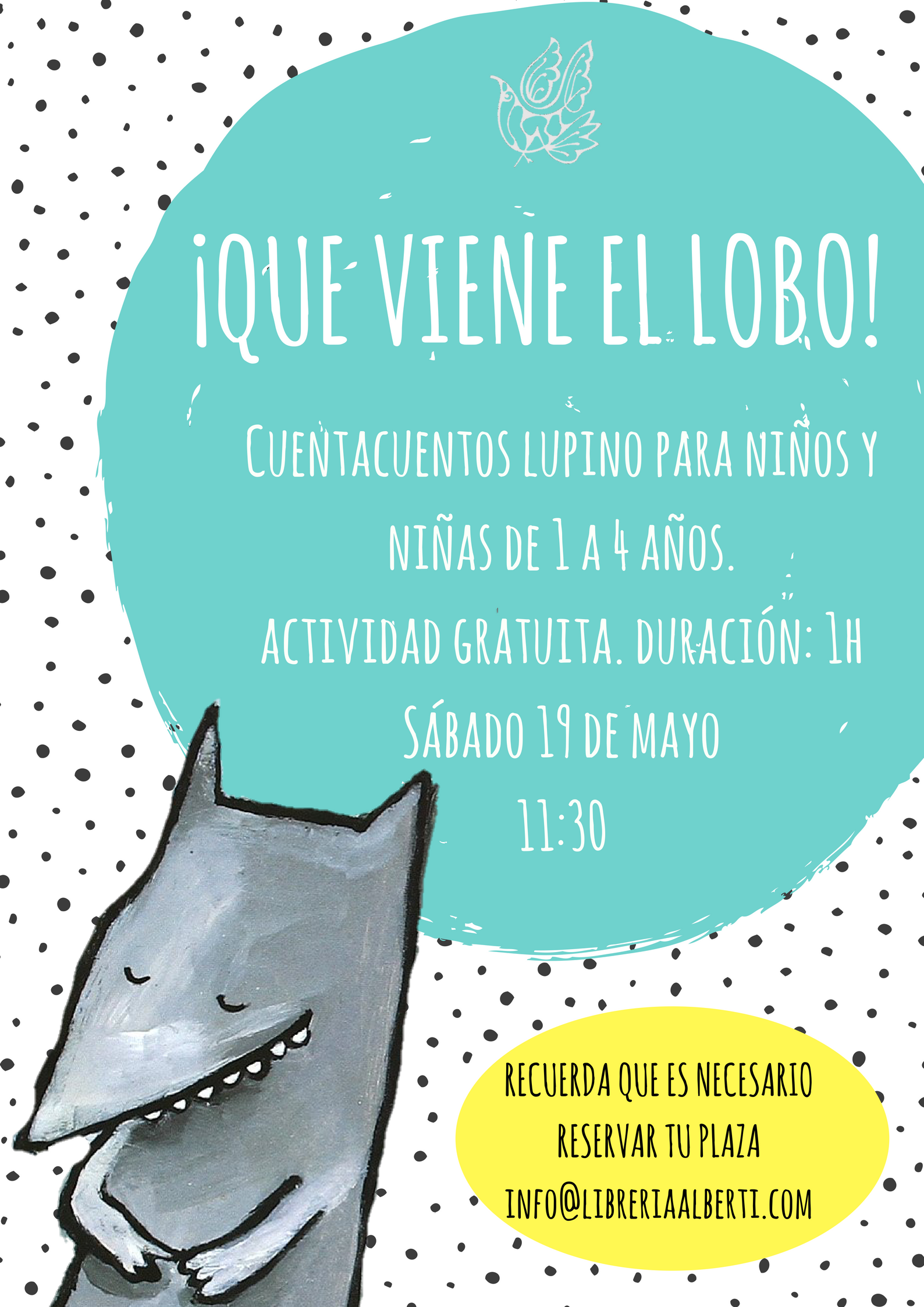 ¡Que viene el lobo! Cuentacuentos