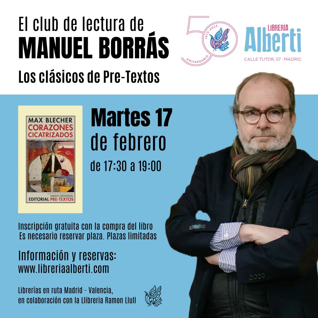El Club de Lectura de MANUEL BORRÁS | Los clásicos de Pre-Textos (sesión 2)