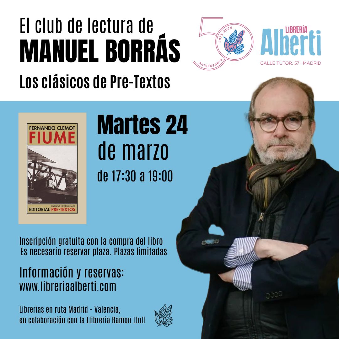 El Club de Lectura de MANUEL BORRÁS | Los clásicos de Pre-Textos (sesión 3)
