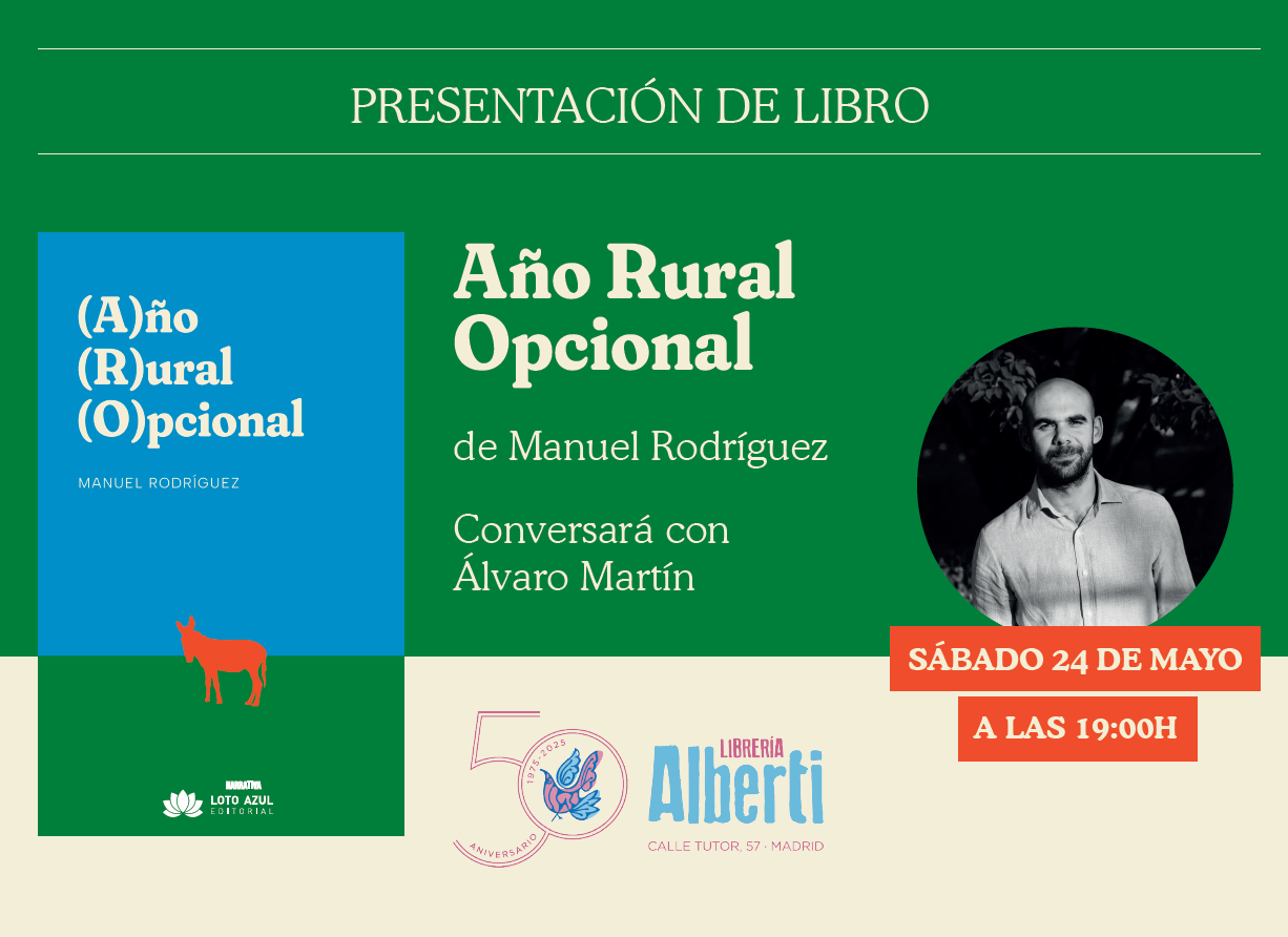 MANUEL RODRÍGUEZ, A.R.O. Año rural opcional (Loto azul)