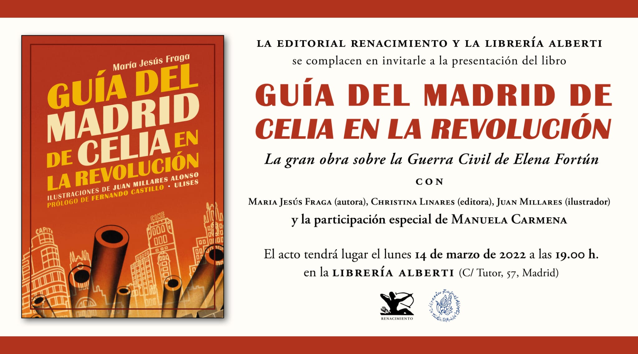 MARÍA JESÚS FRAGA, Guía del Madrid de Celia en la revolución (Renacimiento)