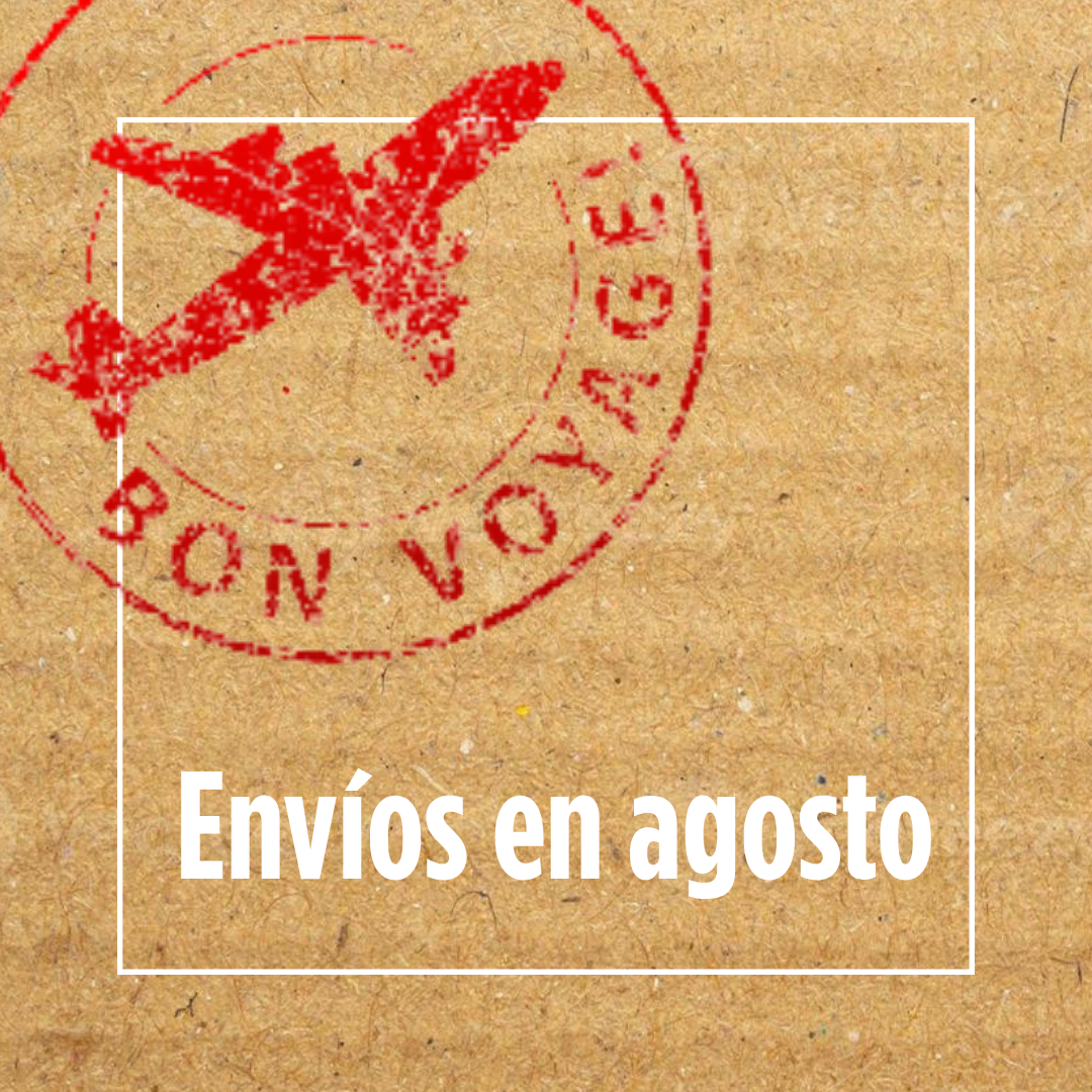 Información de envío de pedidos del 11 al 17 de agosto