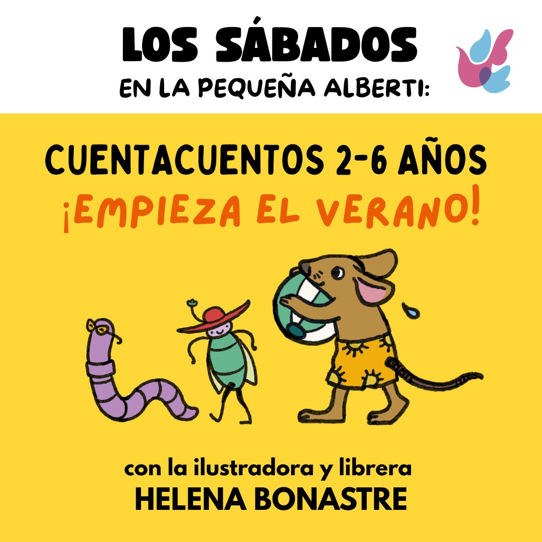 ¡EMPIEZA EL VERANO! Cuentacuentos veraniego de 2-6 con HELENA BONASTRE