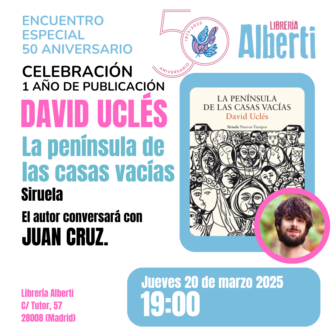-APLAZADO- DAVID UCLÉS, La península de las casas vacías | Celebramos un año de publicación