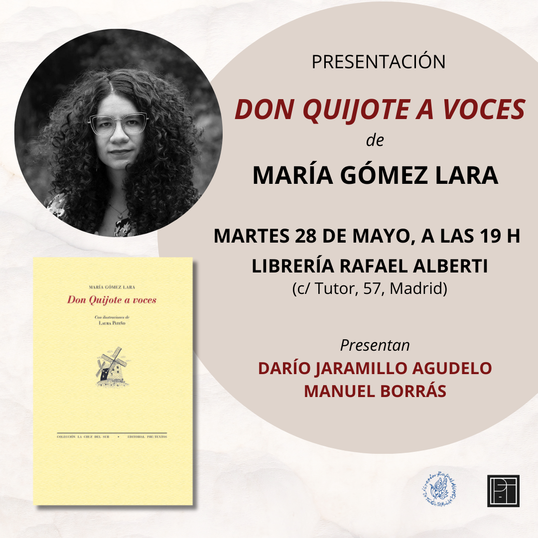 MARÍA GÓMEZ LARA, Don Quijote a voces (Pre-Textos)