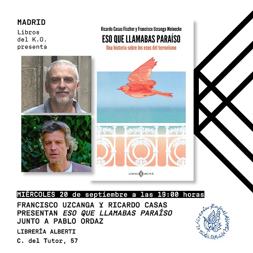 RICARDO CASAS y FRANCISCO UZCANGA, Eso que llamabas paraíso (Libros del K.O.)