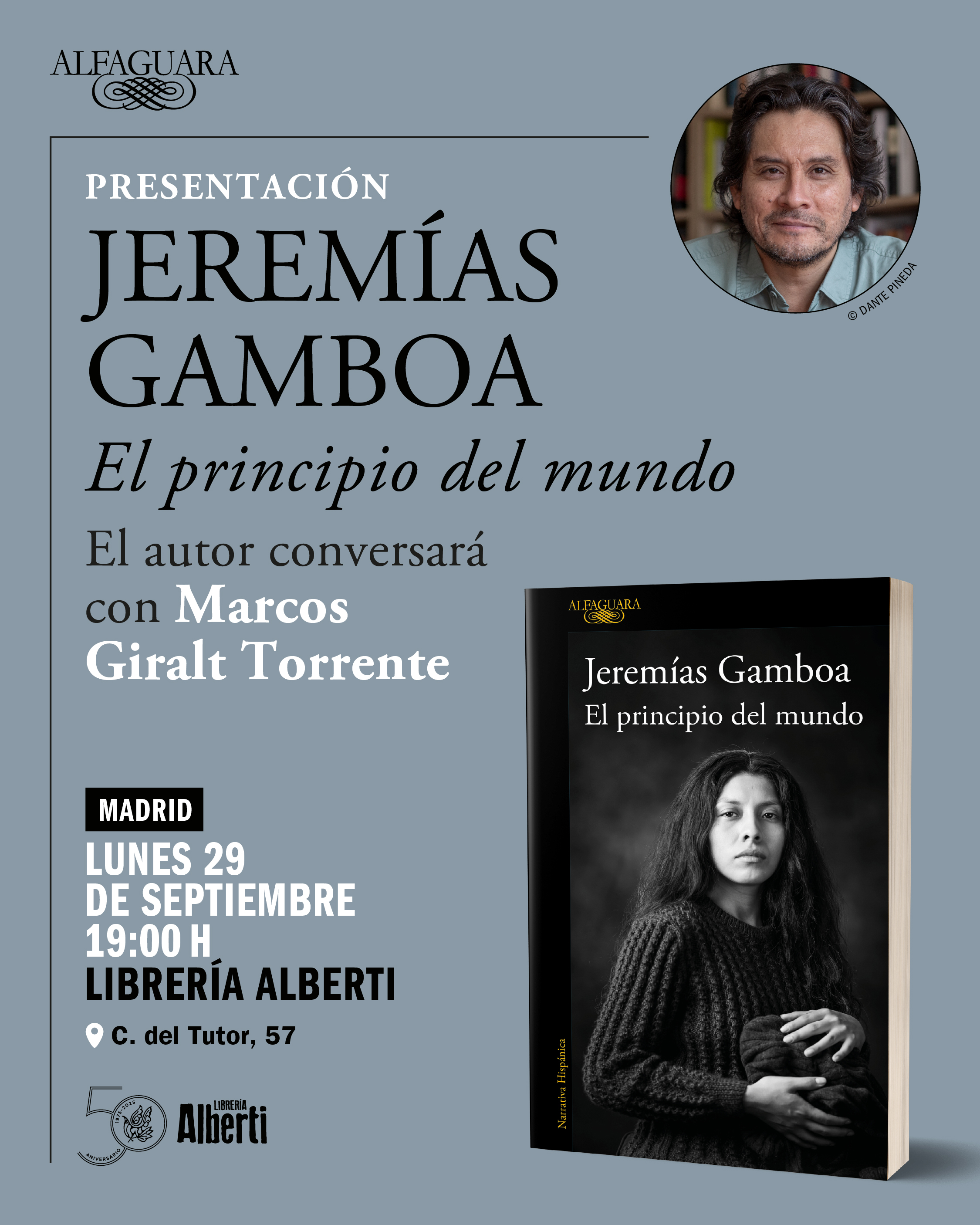 JEREMÍAS GAMBOA, El principio del mundo (Alfaguara)