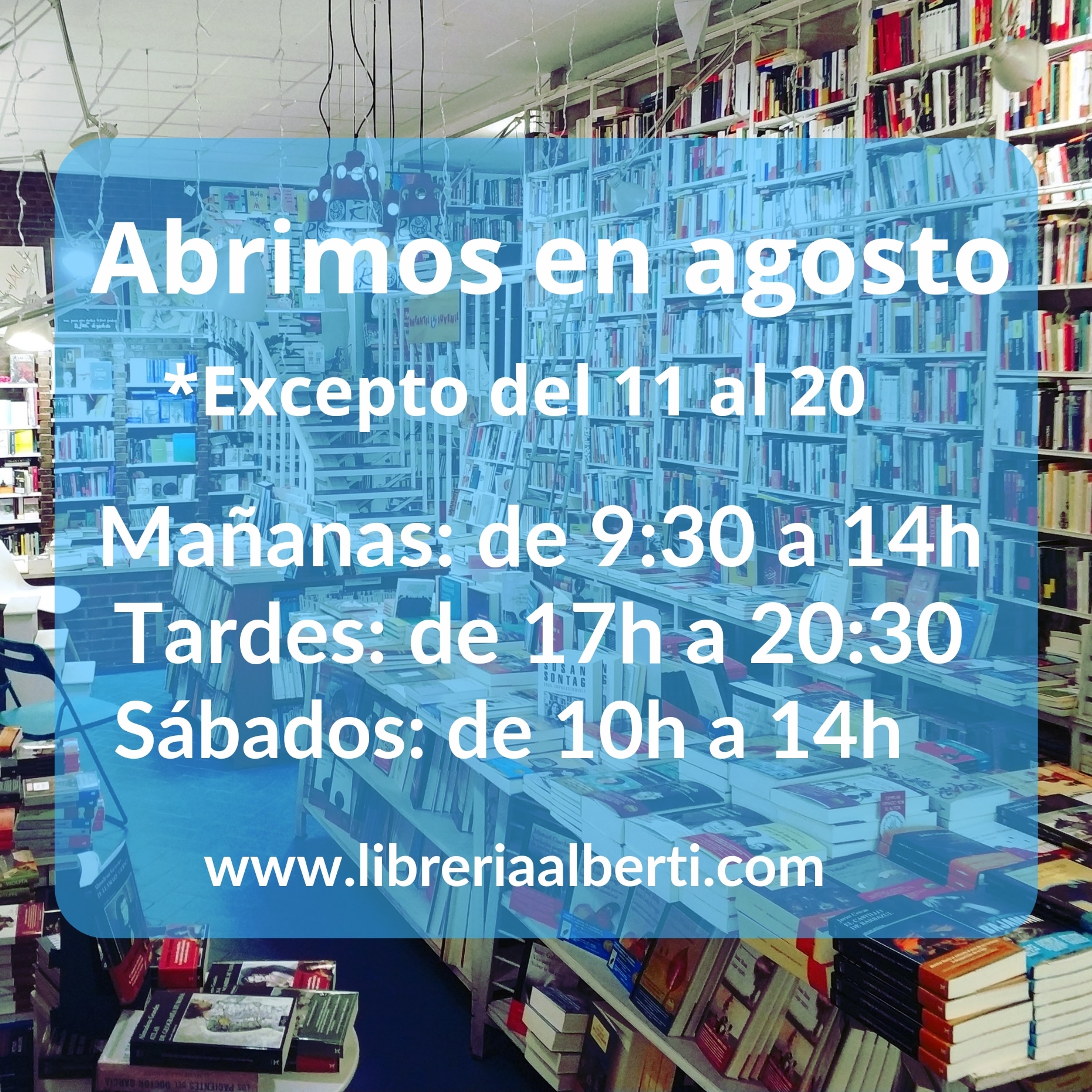 Horario especial de verano