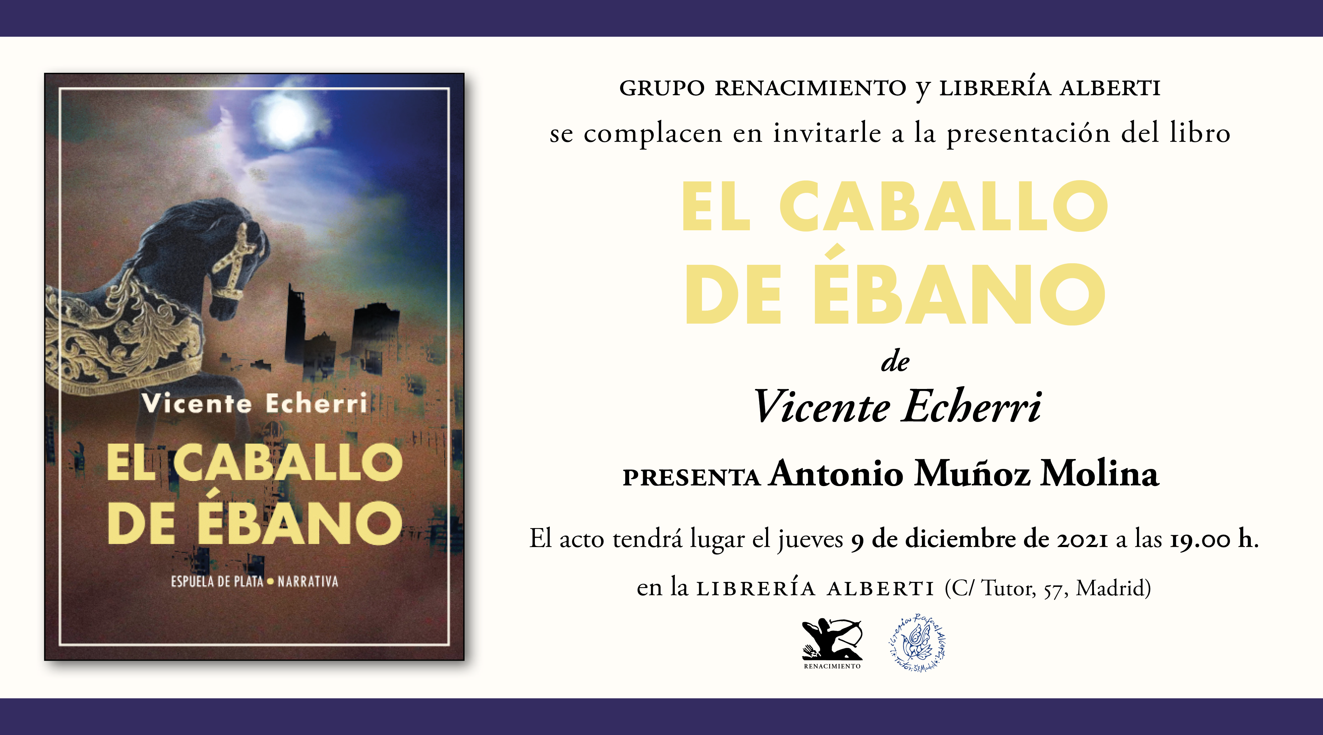 VICENTE ECHERRI, El caballo de Ébano (Espuela de plata)