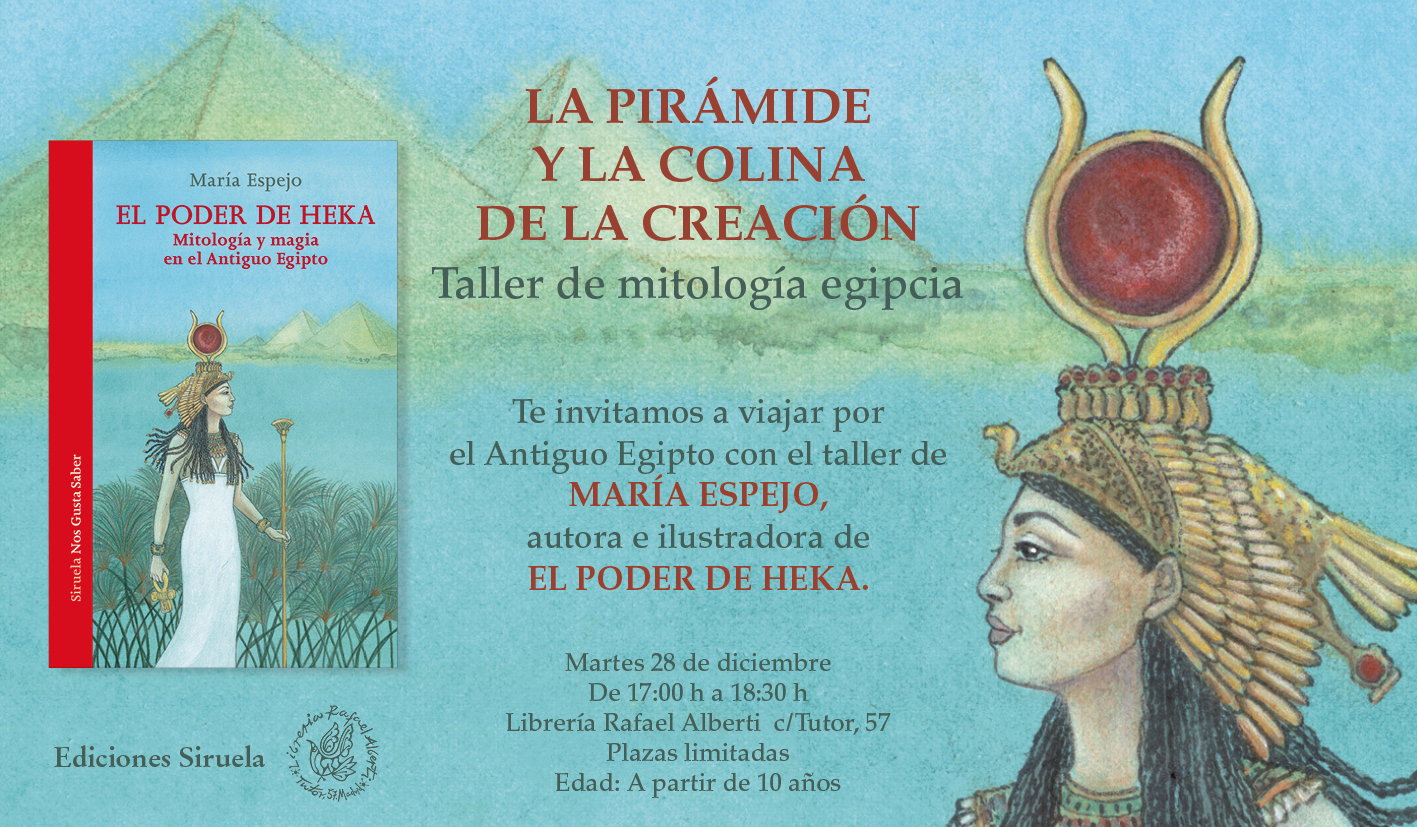 ¡¡APLAZADO!! La pirámide y la colina de la creación. Taller de mitología egipcia