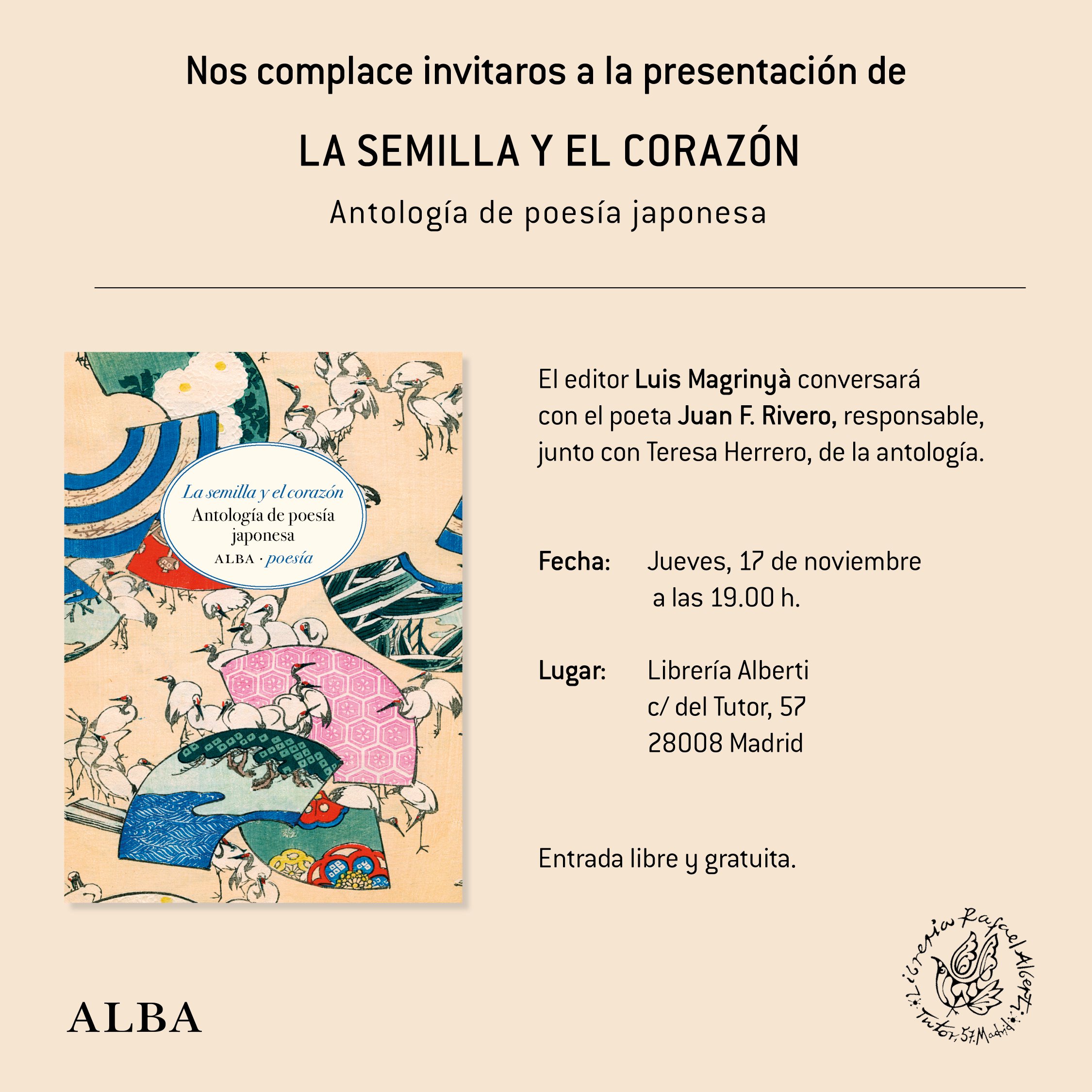 VARIOS AUTORES, La semilla y el corazón. Antología de poesía japonesa (Alba)