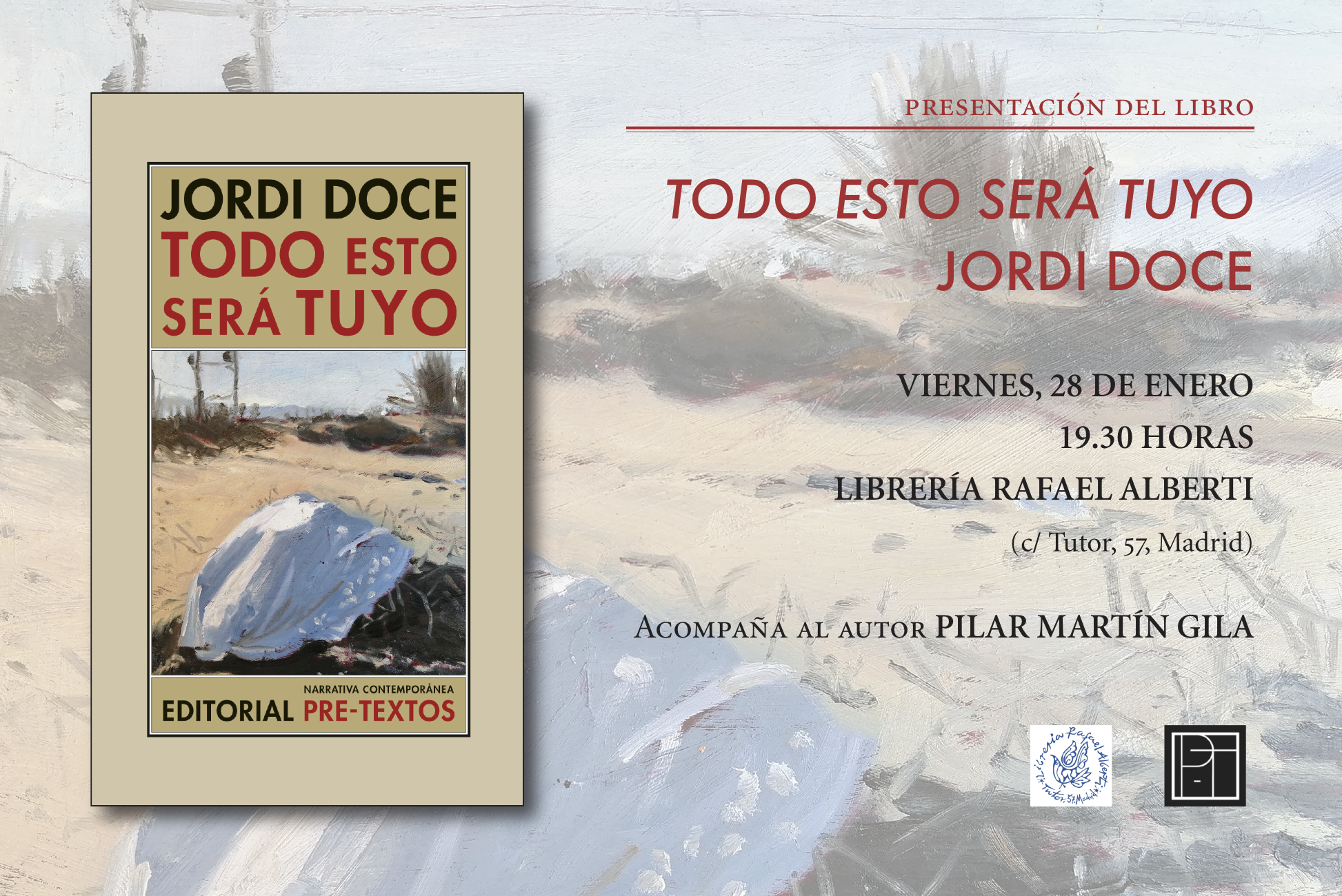 JORDI DOCE, Todo esto será tuyo (Pre-Textos)