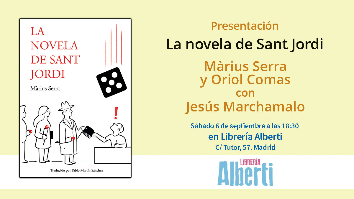 MÀRIUS SERRA, La novela de sant Jordi (Sugaar Editorial)