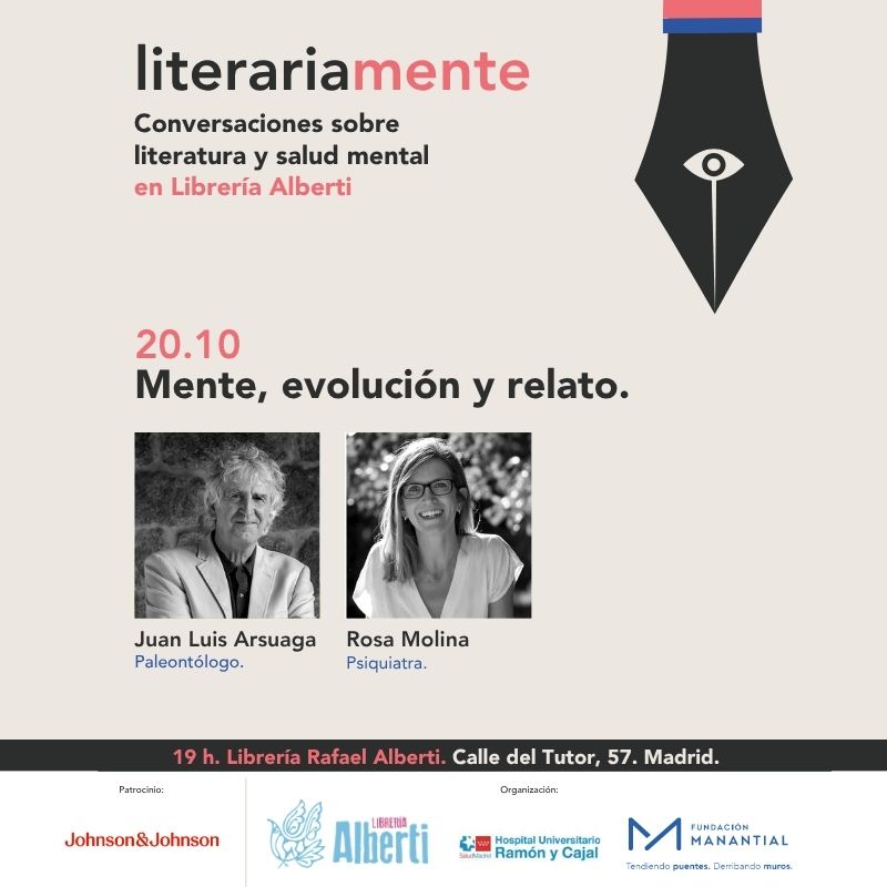 LiterariaMENTE: JUAN LUIS ARSUAGA + ROSA MOLINA