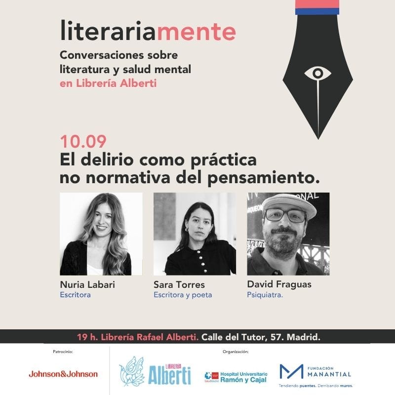 LiterariaMENTE: NURIA LABARI + SARA TORRES + DAVID FRAGUAS
