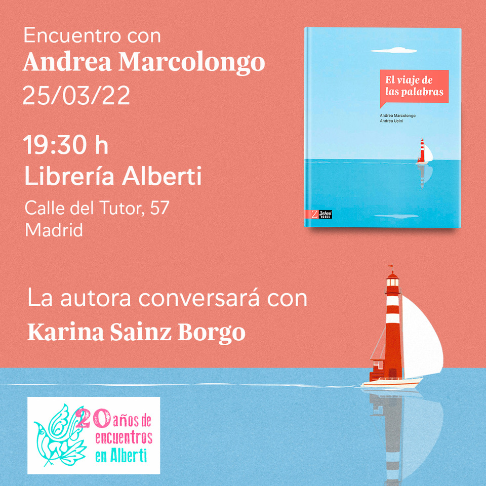 ANDREA MARCOLONGO, El viaje de las palabras (Zahorí)