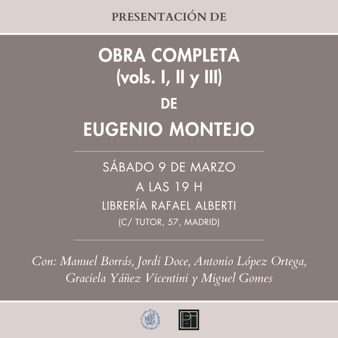 EUGENIO MONTEJO, Obra completa (Pre-Textos)