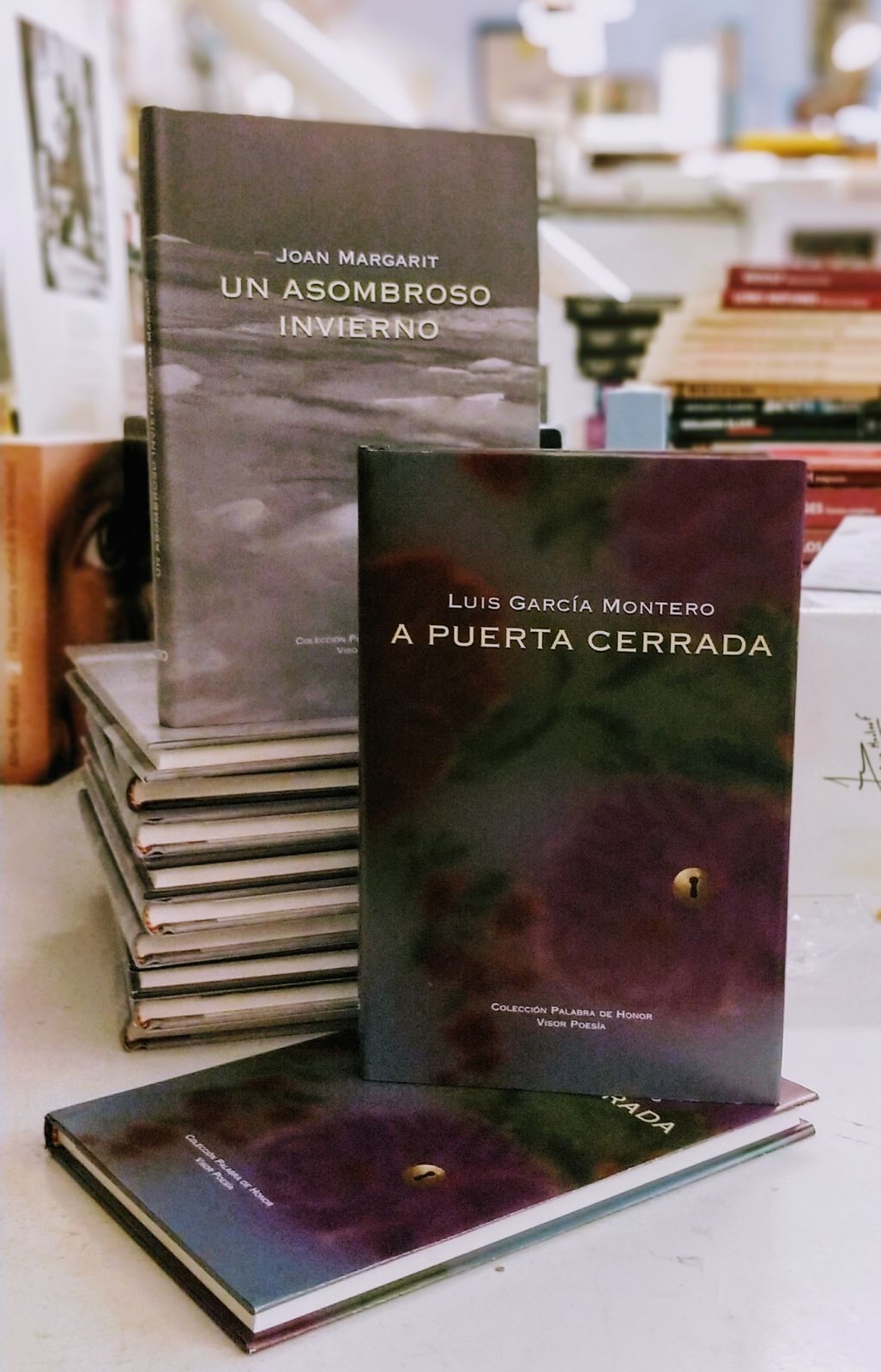 JOAN MARGARIT y LUIS GARCÍA MONTERO. Presentación de sus dos últimos libros de poesía