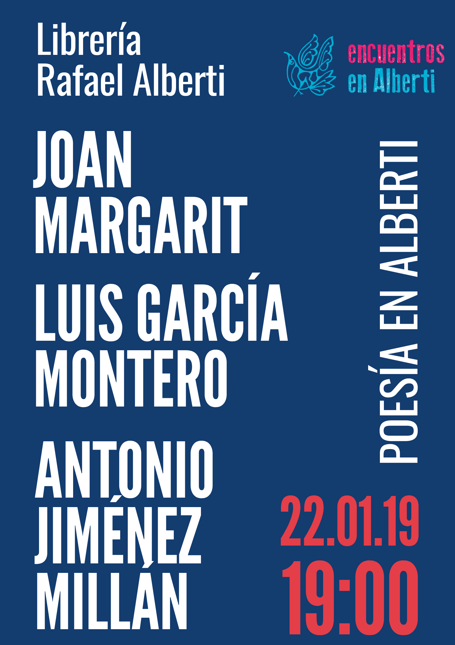 JOAN MARGARIT, ANTONIO JIMÉNEZ MILLÁN y LUIS GARCÍA MONTERO