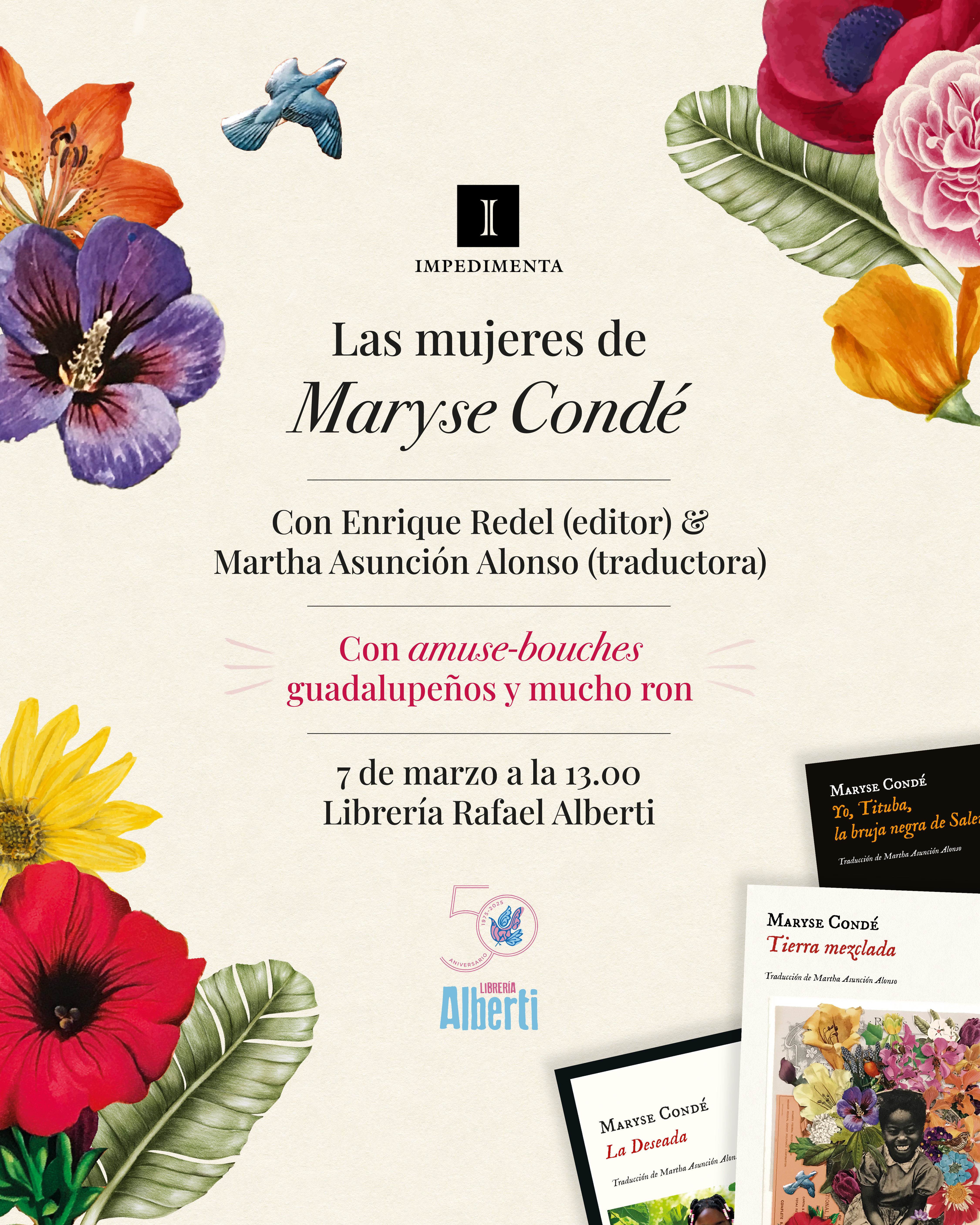 Las mujeres de Maryse Condé. Con ENRIQUE REDEL y MARTHA ASUNCIÓN ALONSO