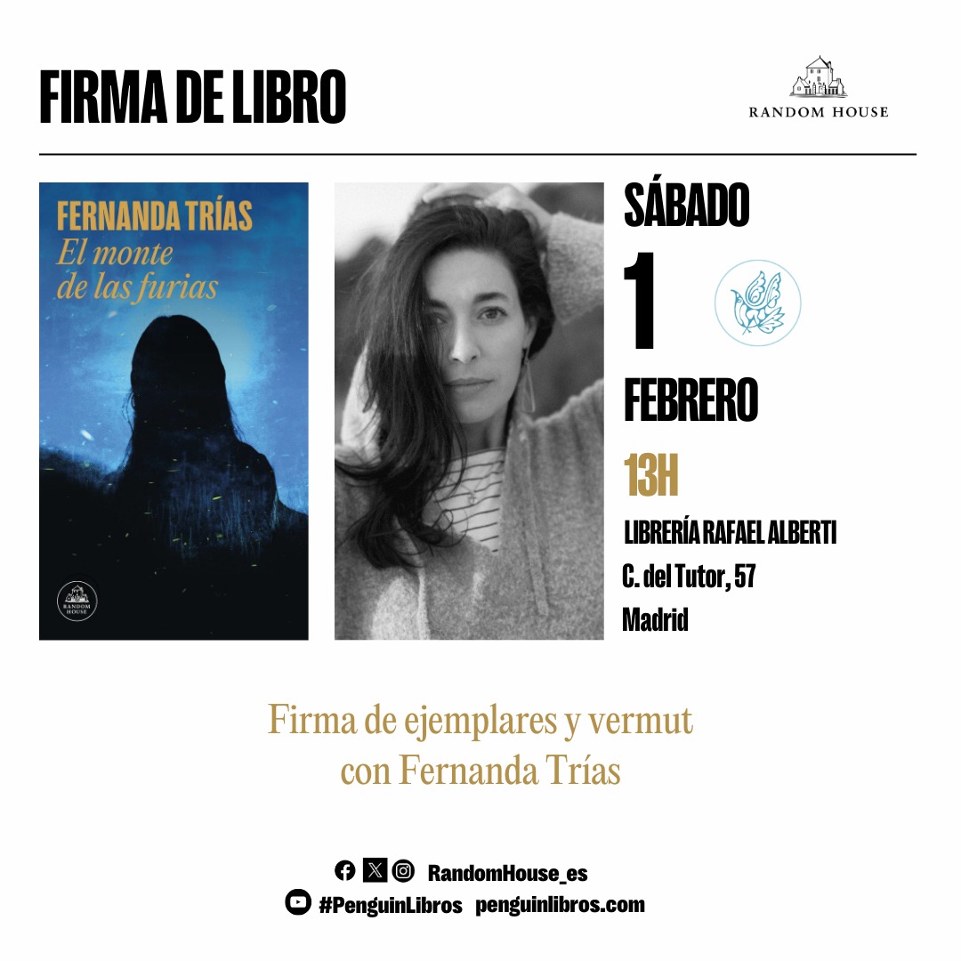 FERNANDA TRÍAS. El monte de las furias (Random House)