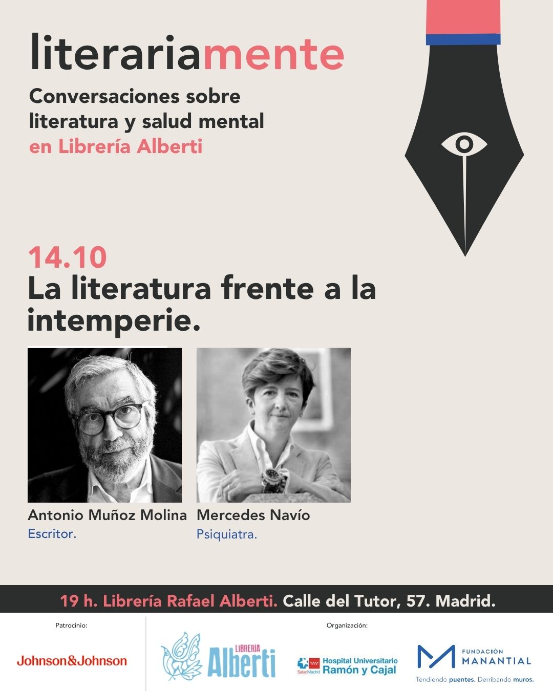 LiterariaMENTE: ANTONIO MUÑOZ MOLINA + MERCEDES NAVÍO