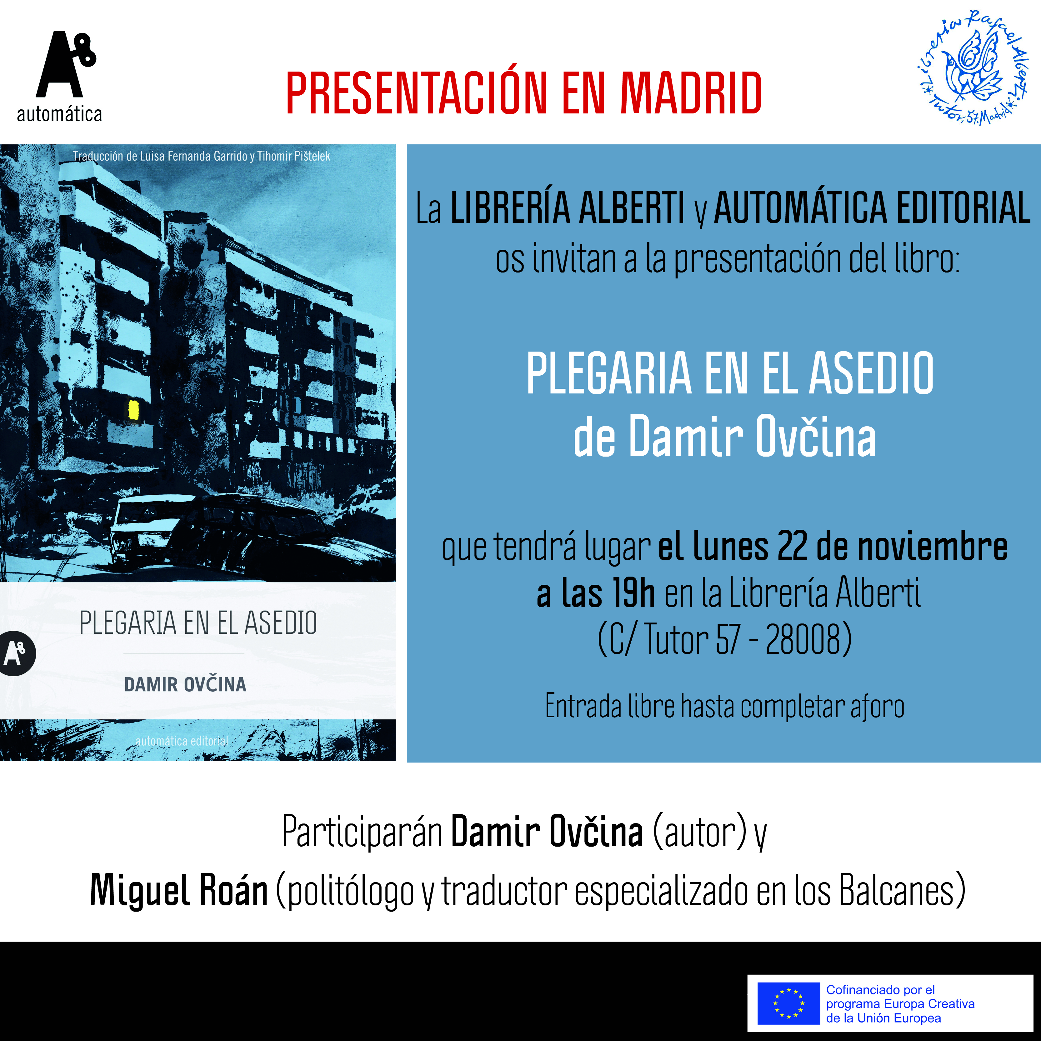 DAMIR OVCINA, Plegaria en el asedio (Automática)