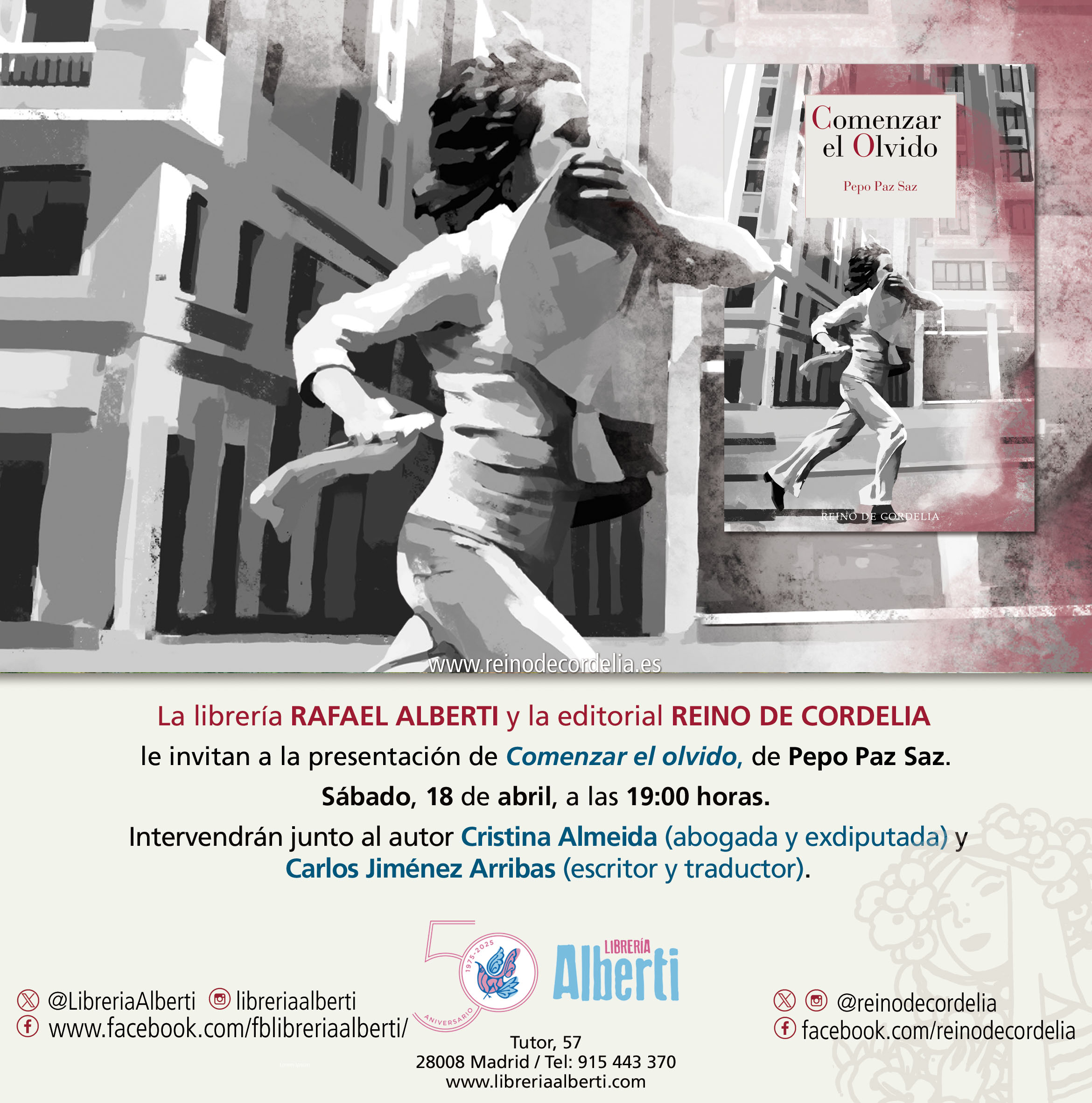 PEPO PAZ, Comenzar el olvido (Reino de Cordelia)