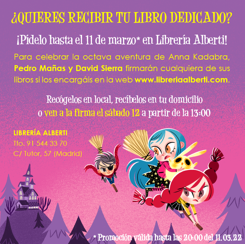 PEDRO MAÑAS y DAVID SIERRA firman ANNA KADABRA 8