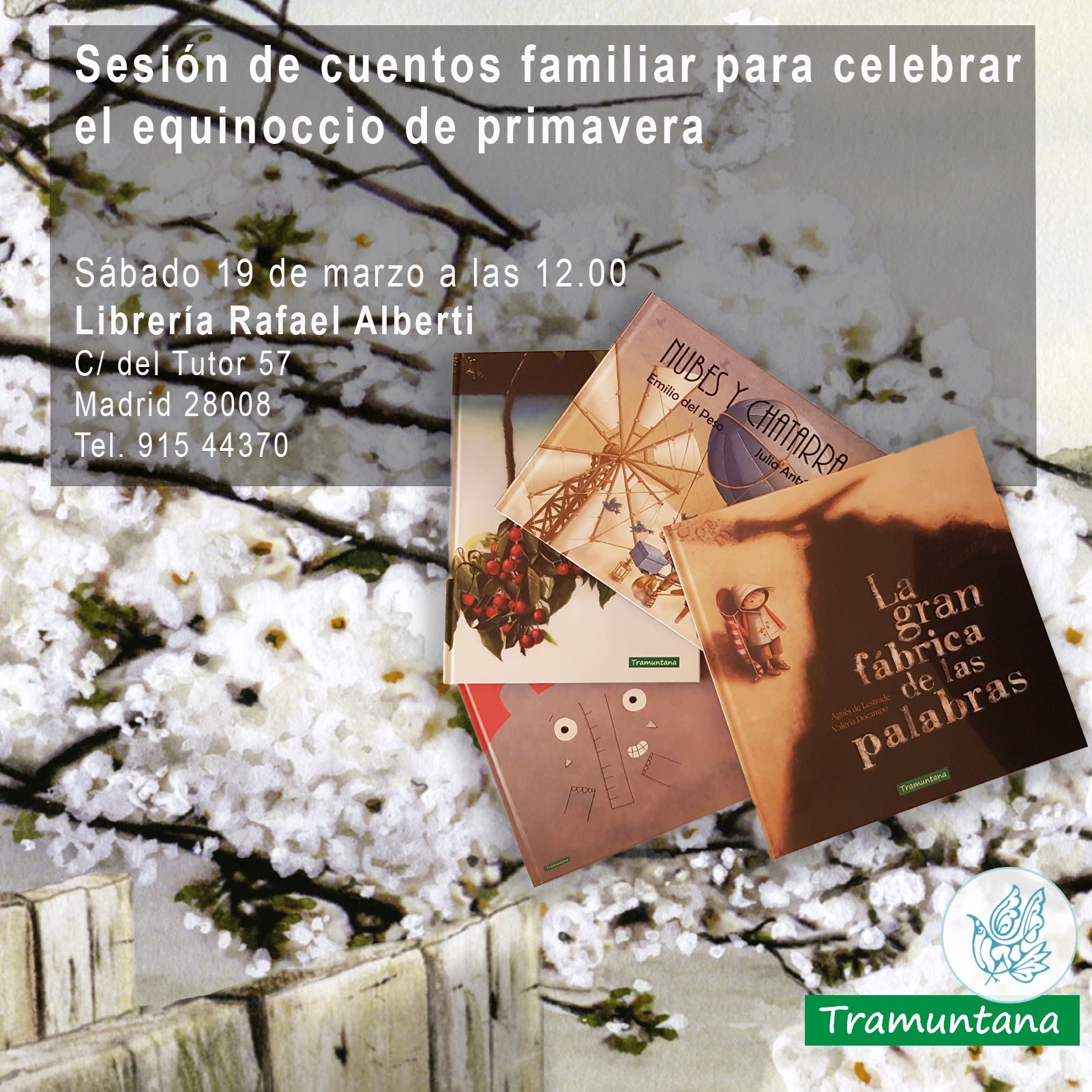 Cuentacuentos para dar la bienvenida a la primavera