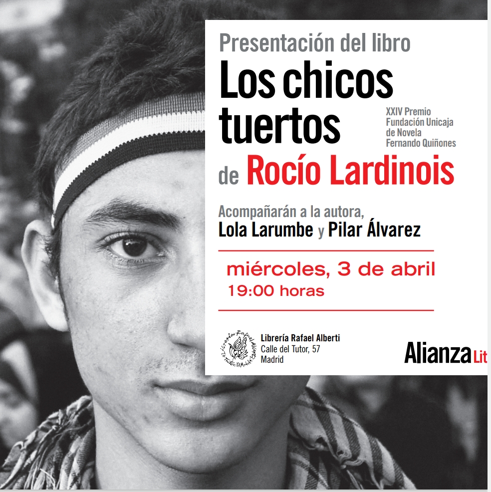 ROCÍO LARDINOIS, Los chicos tuertos | XXIV Premio Fundación Unicaja de Novela Fernando Quiñones.