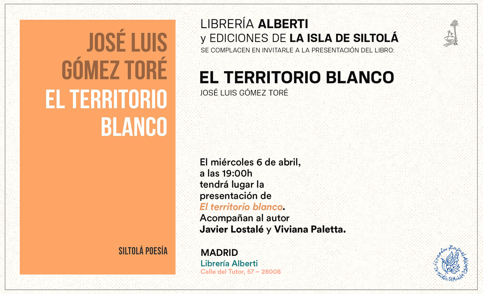 JOSÉ LUIS GÓMEZ TORÉ, El territorio blanco (La isla de Siltolá)