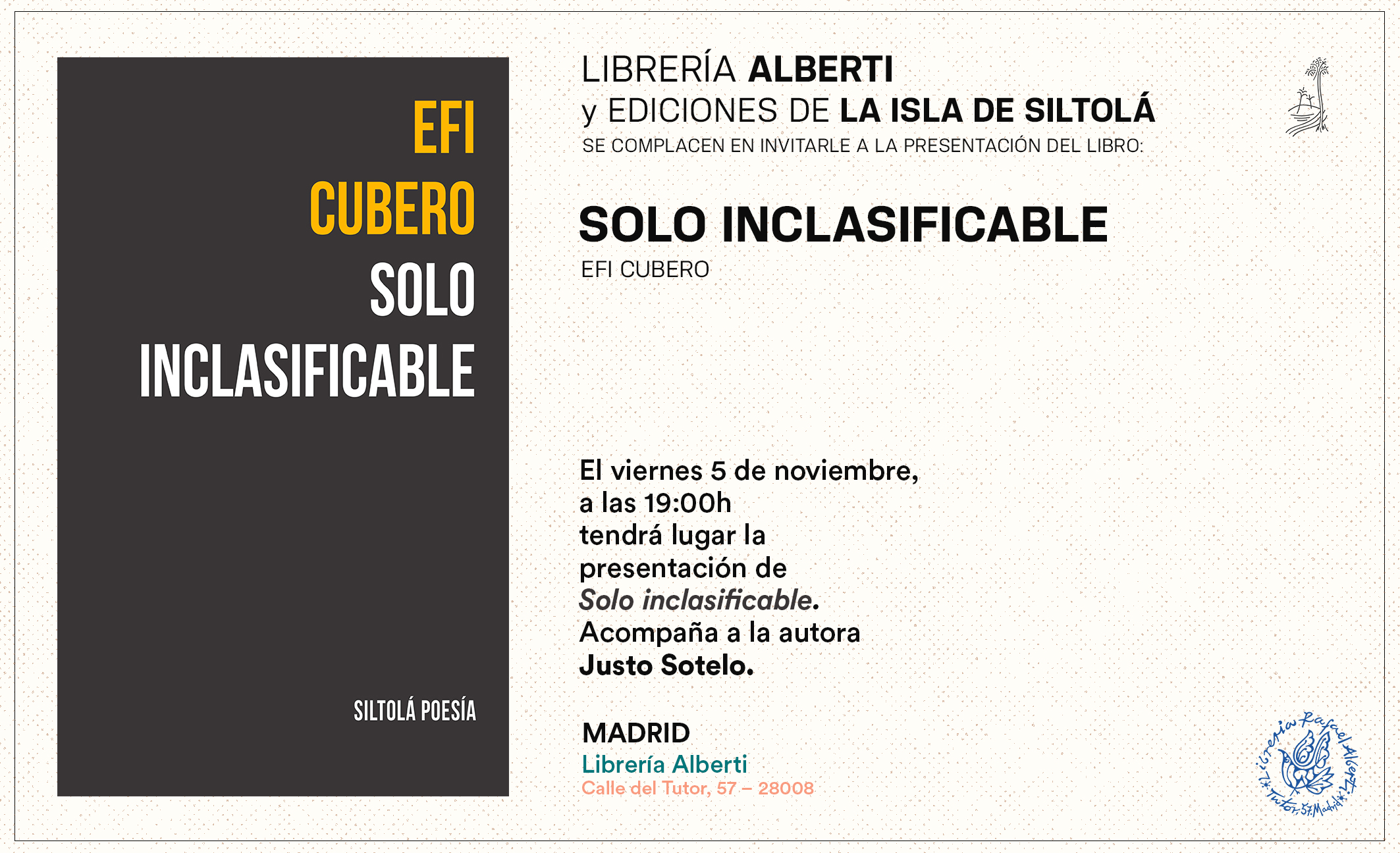 EFI CUBERO, Solo inclasificable (Siltolá)