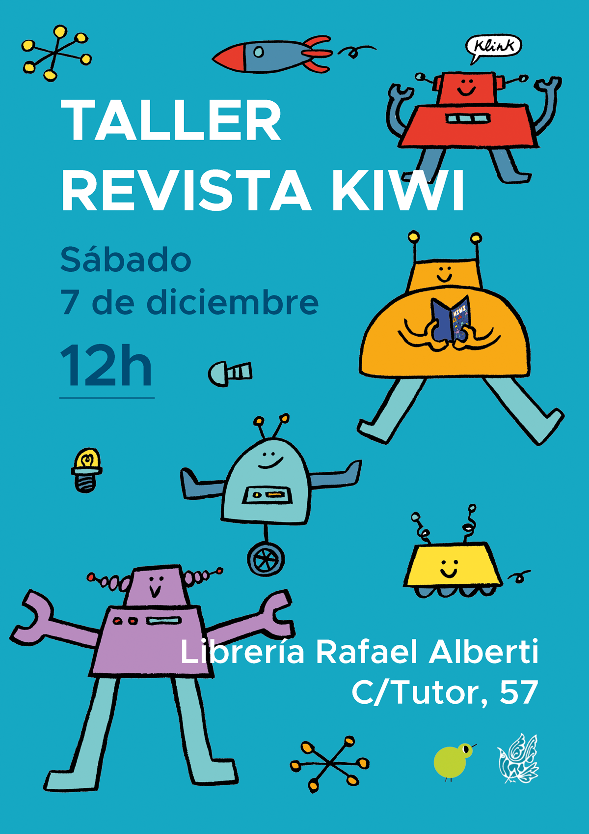 TALLER DE ROBOTS ECOLÓGICOS CON LA REVISTA KIWI - La revista para niños y niñas intrépidos