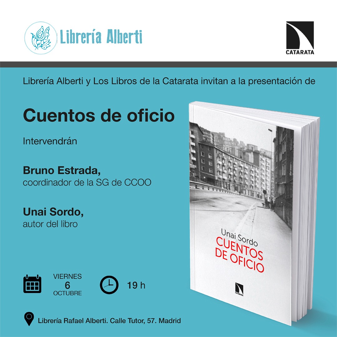 UNAI SORDO, Cuentos de oficio (Catarata)
