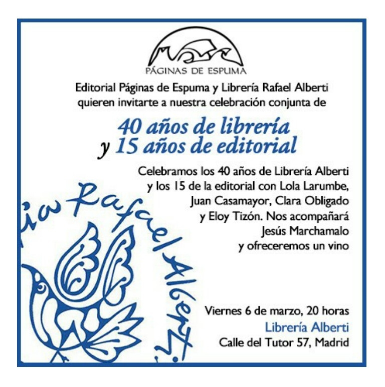 XV Aniversario Páginas de Espuma
