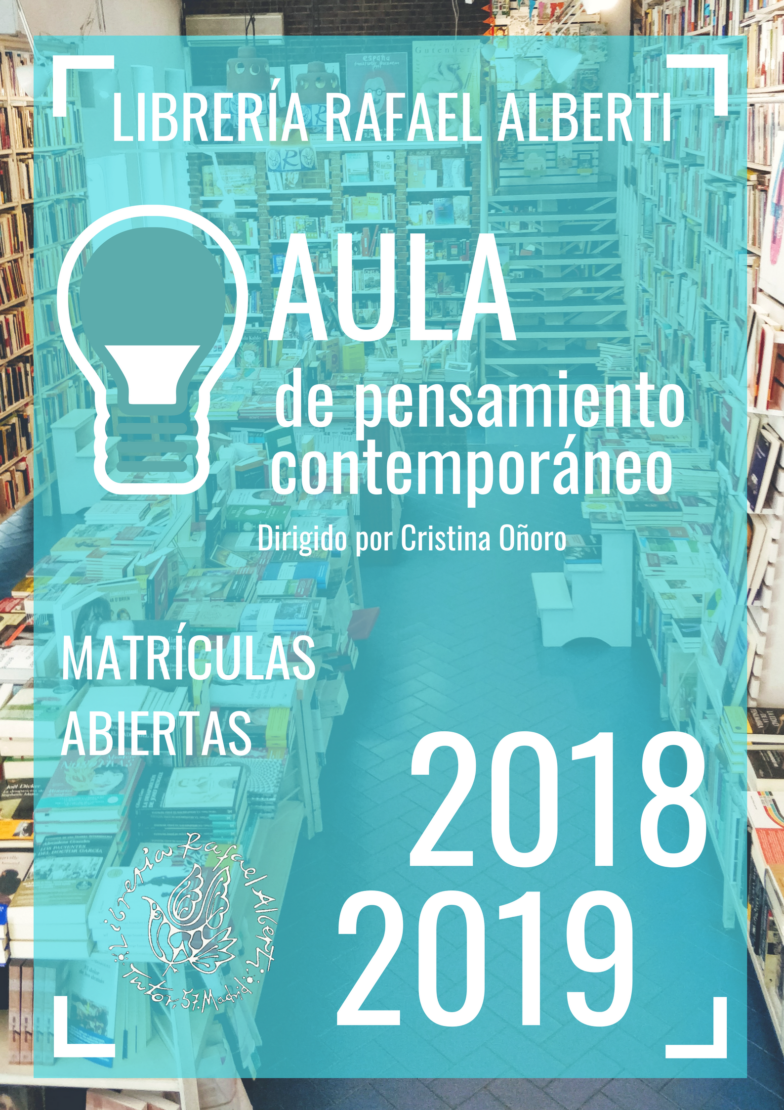 Aula de Pensamiento Contemporáneo en librería Alberti - PRIMERA SESIÓN INFORMATIVA - ENTRADA LIBRE