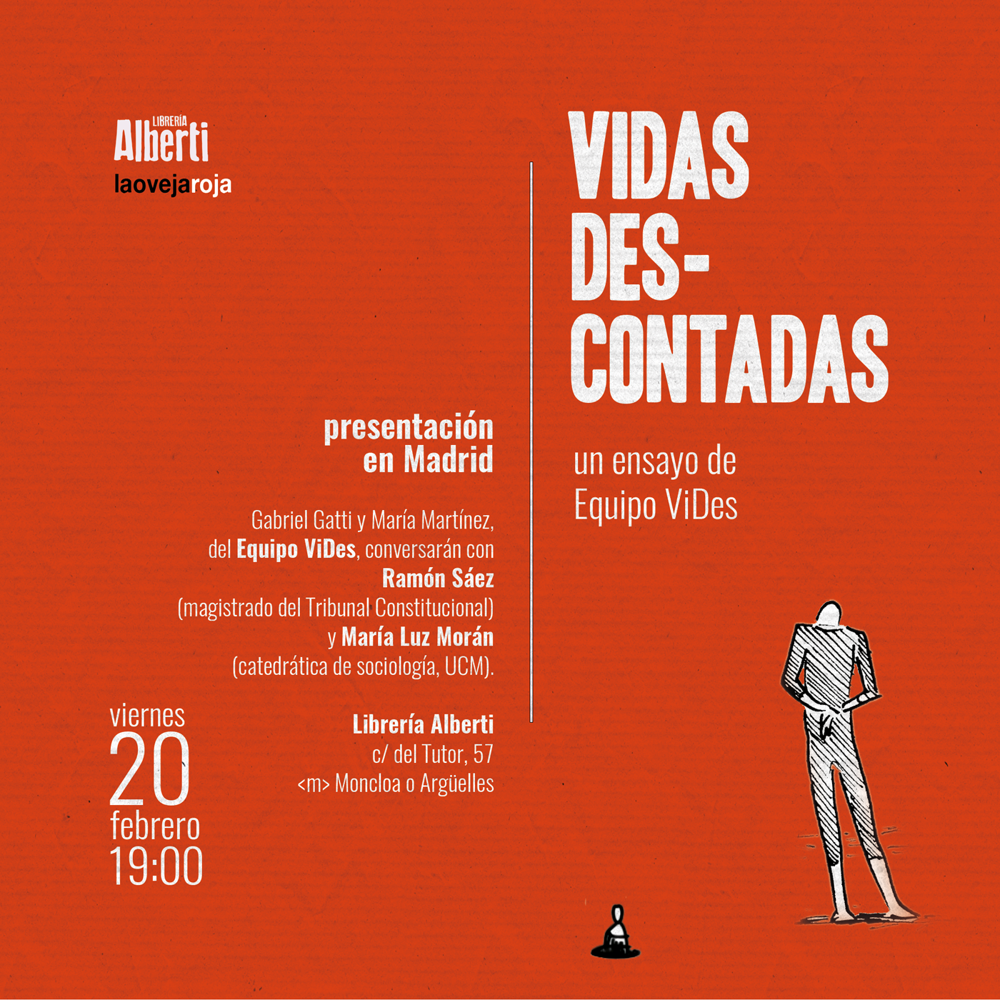 GABRIEL GATTI y MARÍA MARTÍNEZ, Vidas descontadas (La Oveja Roja)