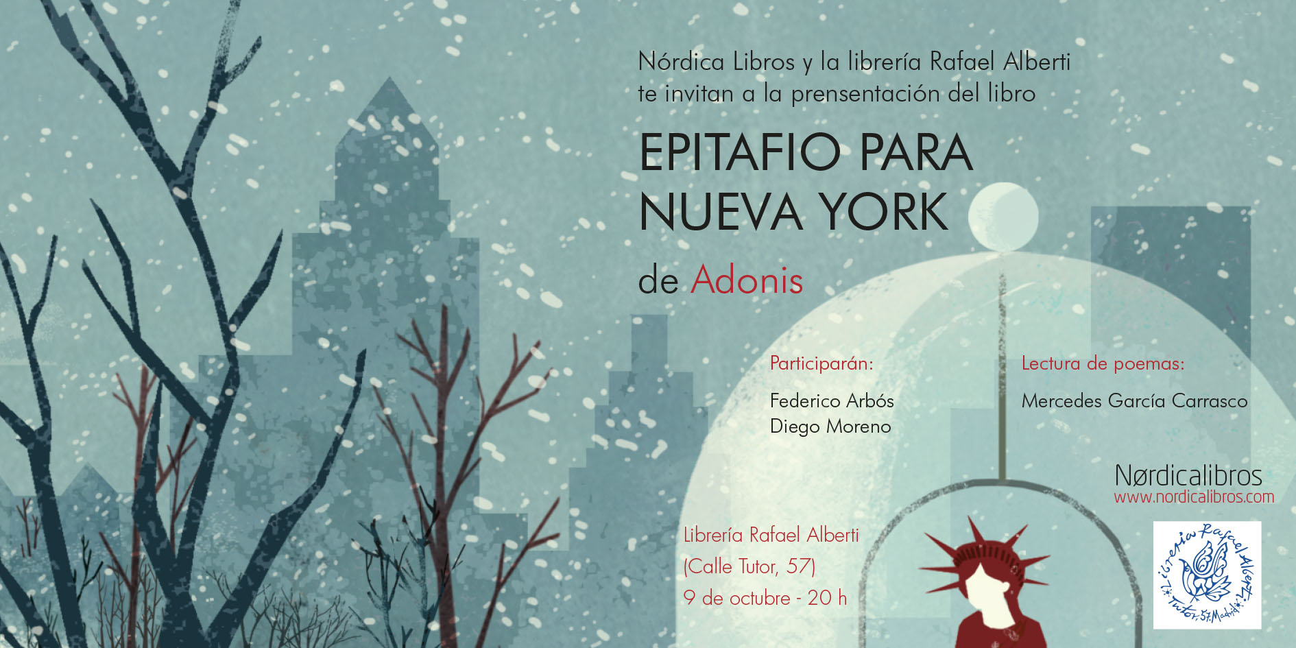 Adonis. Epitafio para Nueva York (Nórdica)