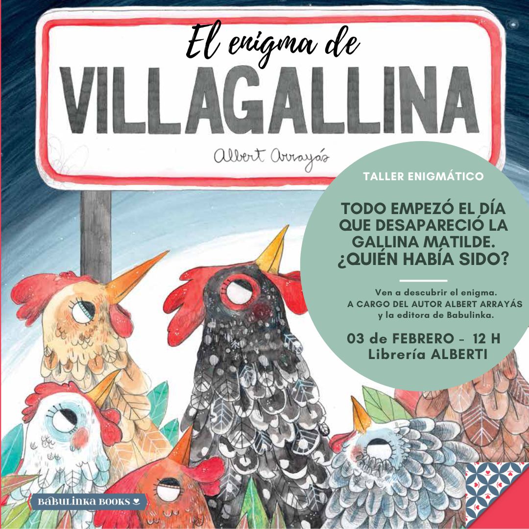 El enigma de Villagallina | Taller enigmático con ALBERT ARRAYÁS (Babulinka)