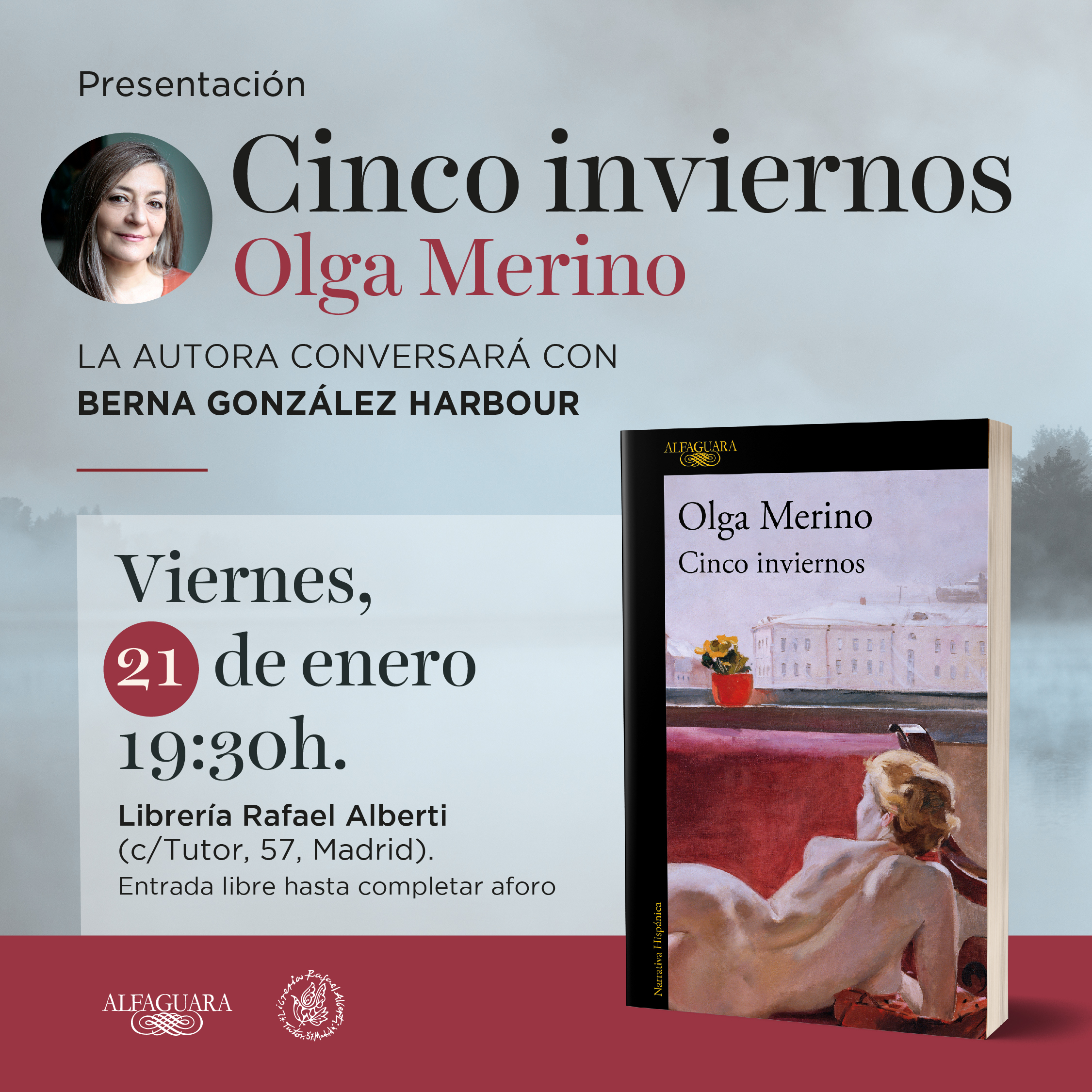 OLGA MERINO, Cinco inviernos (Alfaguara)