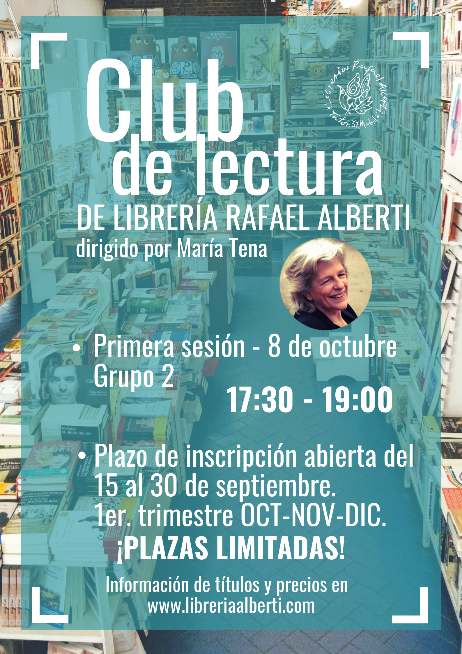 CLUB DE LECTURA DE MARÍA TENA EN ALBERTI