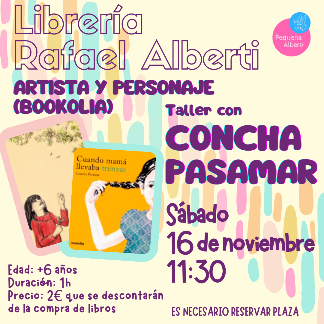 Artista y personaje | Taller con CONCHA PASAMAR (Bookolia)